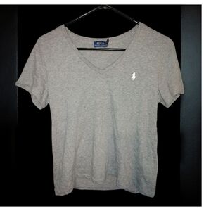 Polo Ralph Lauren Gray V-Neck T-Shirt